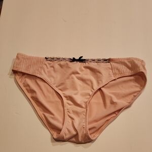 Elegant Pink Women's Bikini Panties Size 7
